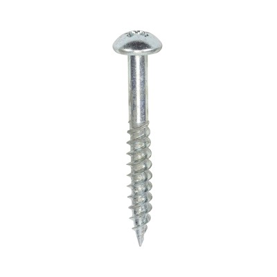 Twin Woodscrew PZ2 RND Zinc