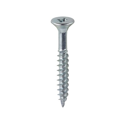 Twin Woodscrew PZ2 CSK Zinc