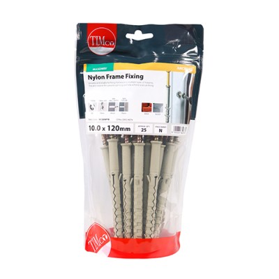 Nylon Frame Fixing - BZP