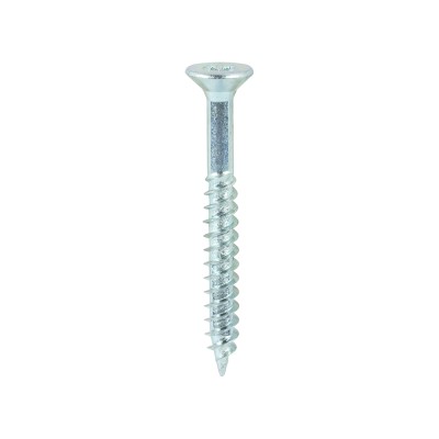 Twin Woodscrew PZ2 CSK Zinc
