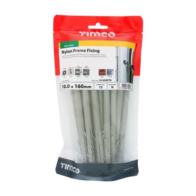 Nylon Frame Fixing - BZP