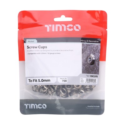 Surface Screw Cup - Nickel