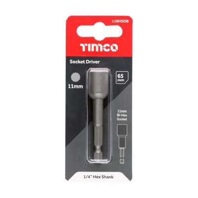 Bi-Hex Socket Driver - Grey