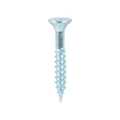 Twin Woodscrew PZ3 CSK Zinc