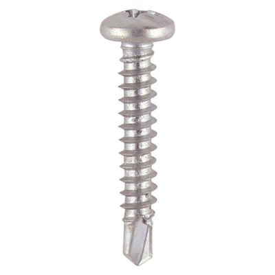 Pan Head S/Drill Screw - S/S