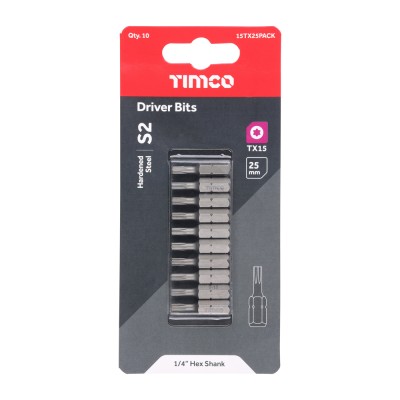 TX Drive Driver Bit - S2 Grey
