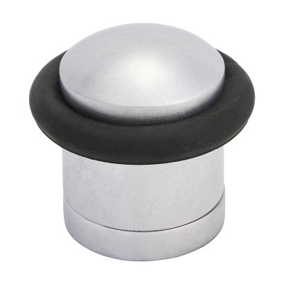 Cylinder Door Stop Pol. Brass