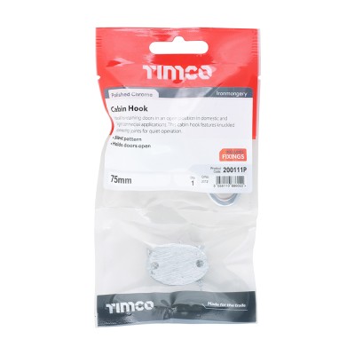 Cabin Hook Pol. Chrome