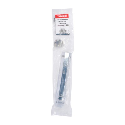 Arch Flat Sec Bolt Sat. Chrome