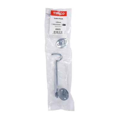 Cabin Hook Sat. Chrome