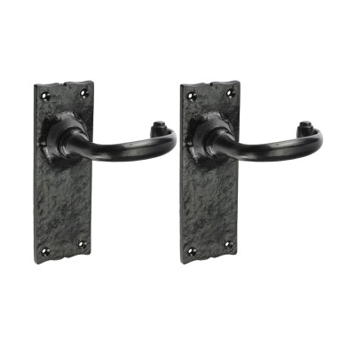 Trad WC Handle Ant BLK