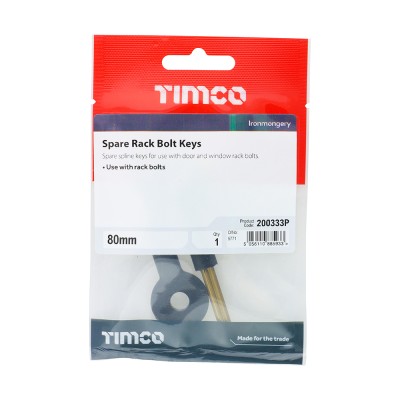 Spare Rack Bolt Key 2 Pack