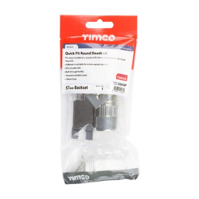 QuickFit Round Deadbolt Nickel