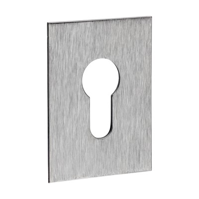 S/A Lock Escutcheon OBL Pol SS