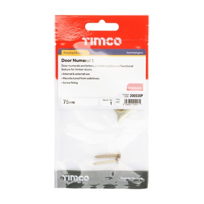 Door Numeral 1 PC