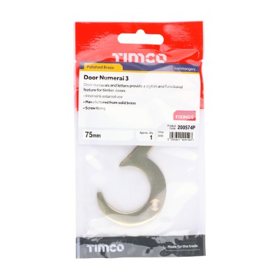 Door Numeral 3 PC