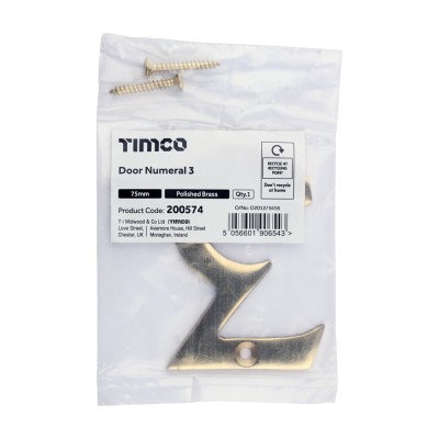 Door Numeral 3 PC