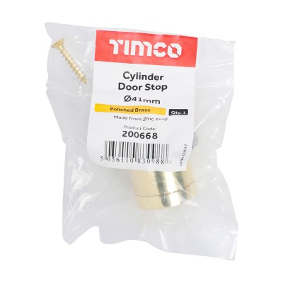 PVC Door Stop - Black
