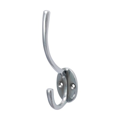 Hat & Coat Hook Sat. Chrome