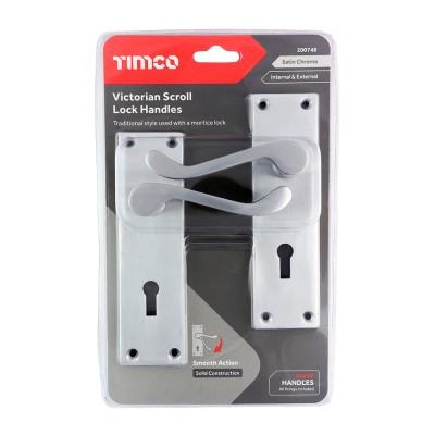 Vic Scroll Latch Handles MB