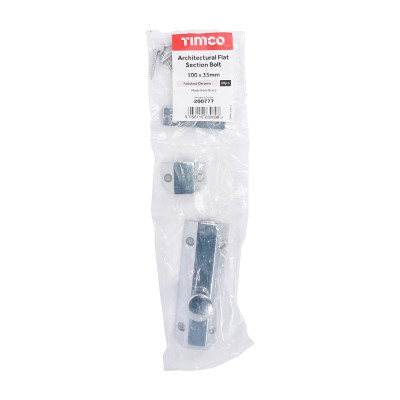 Arch Flat Sec Bolt Pol. Chrome