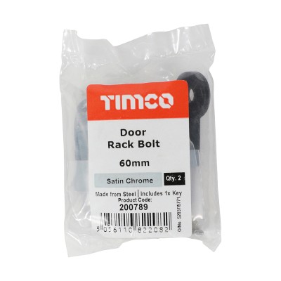 Door Rack Bolt White
