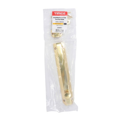 Arch Flat Sec Bolt Pol. Chrome