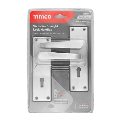 Vic Straight Latch Handles MB