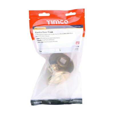 Centre Door Knob PC