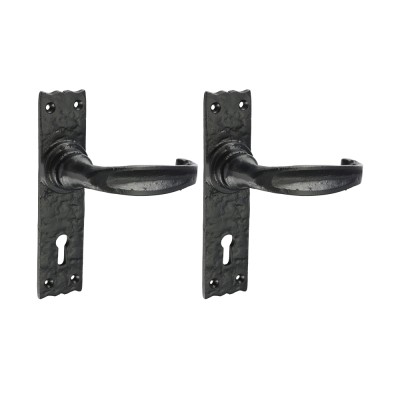 Narrow Latch Handle Ant BLK
