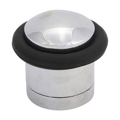 Cylinder Door Stop Sat. Chrome