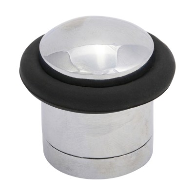 Cylinder Door Stop Sat. Chrome