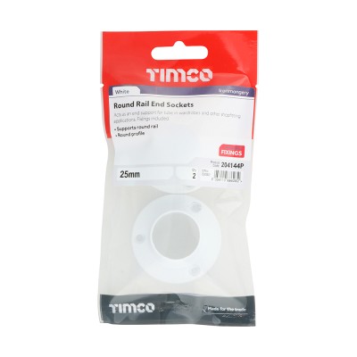 Round End Bracket P/Chrome
