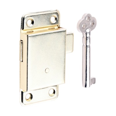 Small Cupboard Lock E.Brass