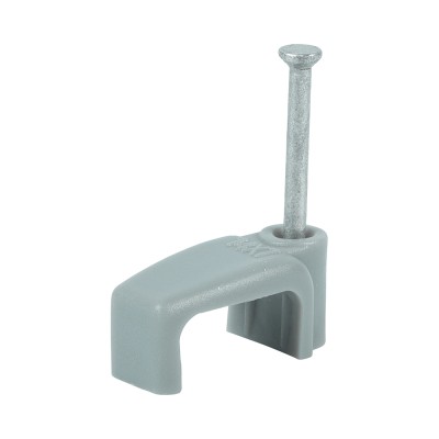 Flat Twin&Earth Cable Clip GRY