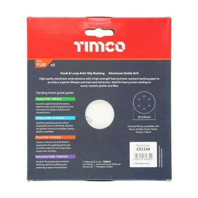 Orbital Sanding Discs P120