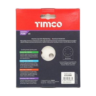 Orbital Sanding Discs P180
