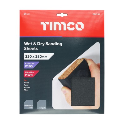Wet & Dry Sanding Sheets Mixed