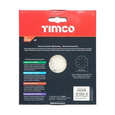 Orbital Sanding Discs P120