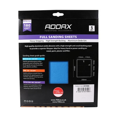 Full Sanding Sheets P180