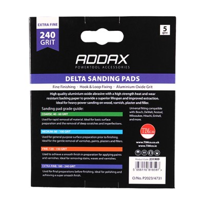 Delta Sanding Pads P240