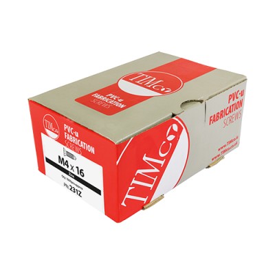 S/Drill PVC Screw F/CSK - BZP