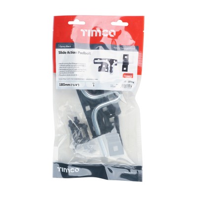 Slide Action Padbolt Zinc