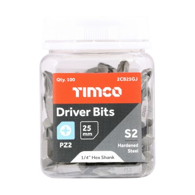 Pozi Driver Bit - S2 Grey