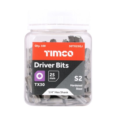 TX Drive Driver Bit - S2 Grey