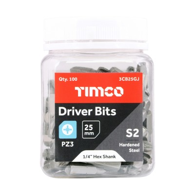 Pozi Driver Bit - S2 Grey