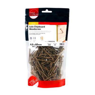 Solo Woodscrew PZ2 CSK - ZYP