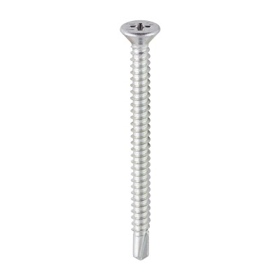 S/Drill PVC Screw CSK - BZP
