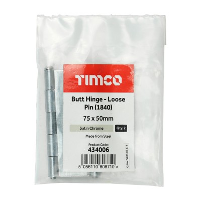 Butt Hinge Loose Pin SC