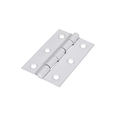 Butt Hinge Fixed Pin WHITE
